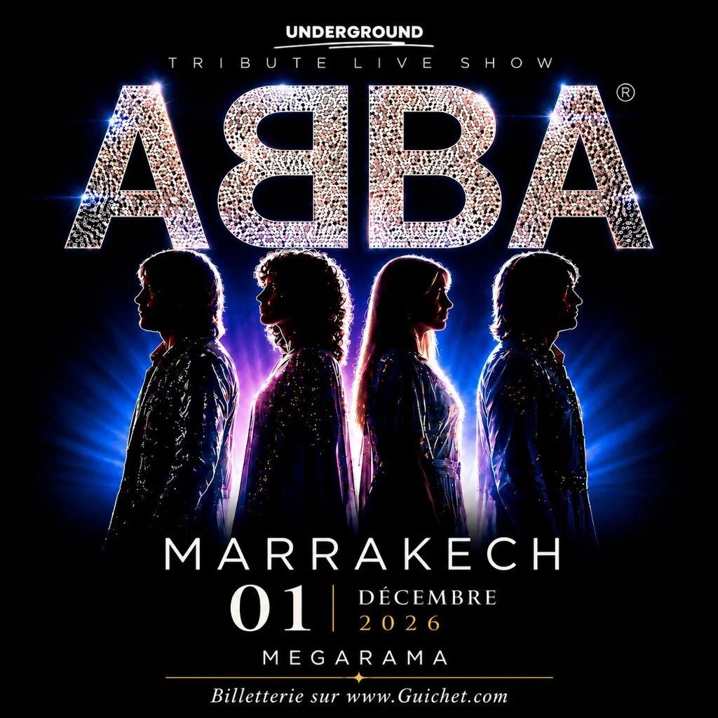 Affiche : ABBA Tribute Live Show – Marrakech